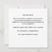 Invitation Mariage de football sur le thème de la balle sur l (Dos)