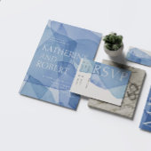 Invitation Mariage de formes d'aquarelle moderne et élégant