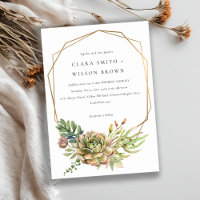 MARIAGE DE FRAME DE FOLIAGE CACTI SUCCULTE DE GREE