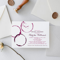 Mariage de Fuite de Vin de Bourgogne Bridal Shower