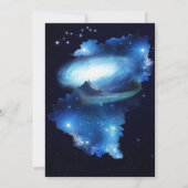 Invitation Mariage de galaxie spatiale (Dos)