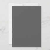 Invitation Mariage de Garnet Moody Flora (Dos)
