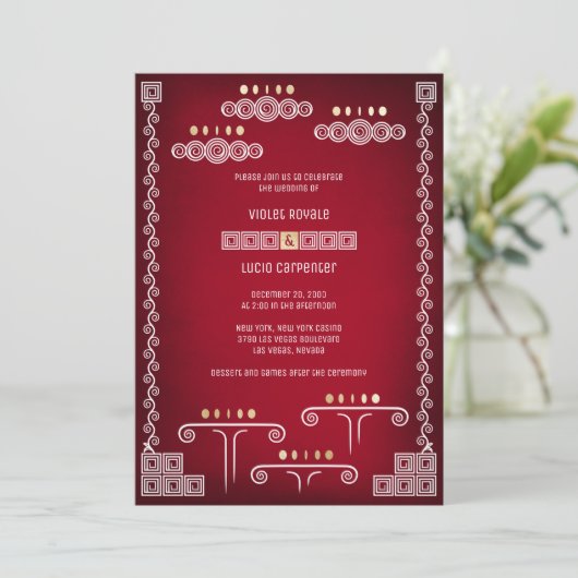 Invitation Mariage de Geek Joueur (Debout devant)