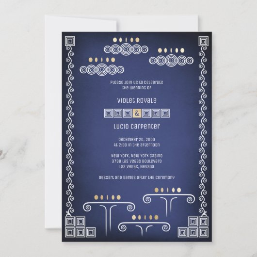 Invitation Mariage de Geek Joueur (Devant)