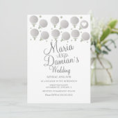 Invitation Mariage de golf Points et tés (Debout devant)