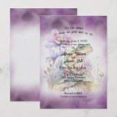 Invitation Mariage de grenouille (Devant / Derrière)