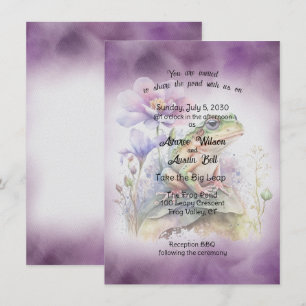 Invitation Mariage de grenouille