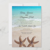 Invitation Mariage De Gros Éminis En Mer (Devant)