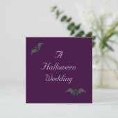 Invitation Mariage de Halloween - duo de batte [a] (Debout devant)