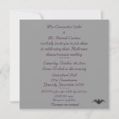 Invitation Mariage de Halloween - duo de batte [a] (Dos)