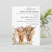 Invitation Mariage de Holy Cow Highland (Debout devant)