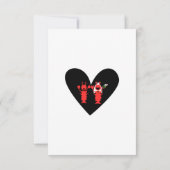 Invitation Mariage de homard amusant (Dos)