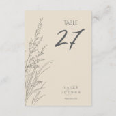 Invitation Mariage de jardin baigné de soleil ID1283 (Dos)
