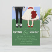 Invitation Mariage de jardin, mariage 5x7 (Debout devant)