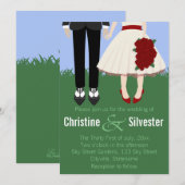 Invitation Mariage de jardin, mariage 5x7 (Devant / Derrière)