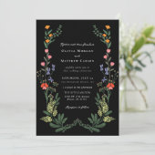 Invitation Mariage de jardin secret (Debout devant)