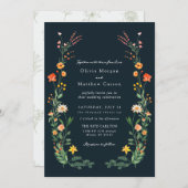 Invitation Mariage de jardin vintage inspiré (Devant / Derrière)