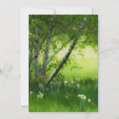 Invitation Mariage de jonquilles de printemps (Dos)