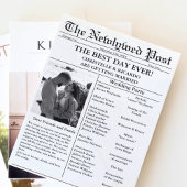 Invitation Mariage de journal de script minimal enregistrer l