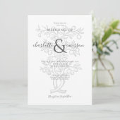 Invitation Mariage de la branche Arbre Fruit (Debout devant)