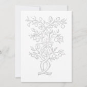 Invitation Mariage de la branche Arbre Fruit (Dos)