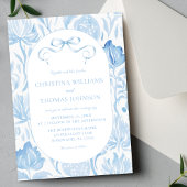 Invitation Mariage de la ceinture bleue