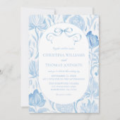 Invitation Mariage de la ceinture bleue (Devant)