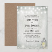 Invitation Mariage de la chaîne de respiration de la lanterne (Devant / Derrière)