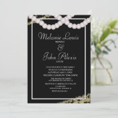 Invitation Mariage de la confetti de l'huile de perle sophist (Debout devant)