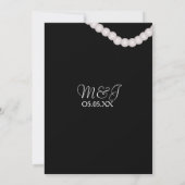 Invitation Mariage de la confetti de l'huile de perle sophist (Dos)