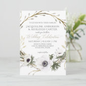 Invitation Mariage de la couronne d'Eucalyptus (Debout devant)