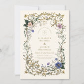 Invitation Mariage de la Ferme de Woodland (Devant)