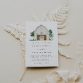 Invitation Mariage de la ferme rustique