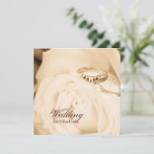 Invitation Mariage de la fête de l'engagement de la bague de  (Debout devant)