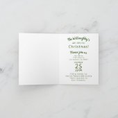 Invitation Mariage de la fête de Noël des hommes d'hiver (Intérieur)