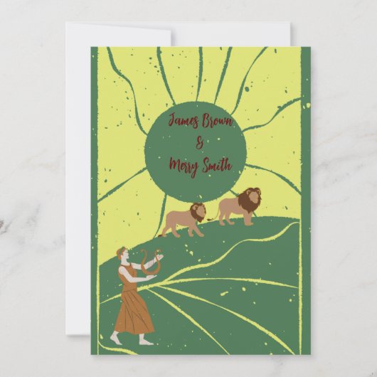 Invitation Mariage de la fierté de l'amour (Devant)