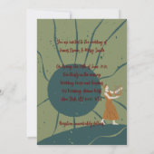 Invitation Mariage de la fierté de l'amour (Dos)