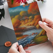 Invitation Mariage de la Forêt d'automne magique - Reverie ro