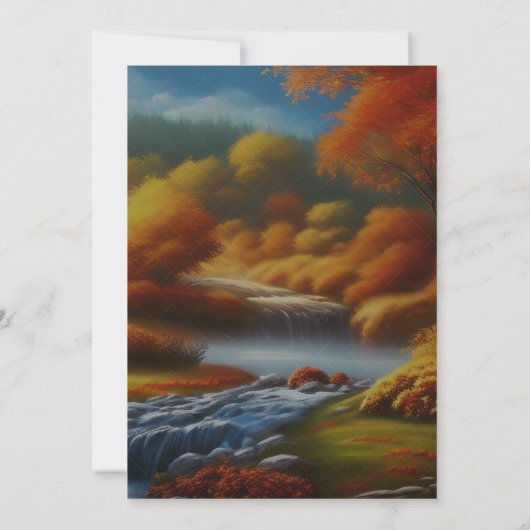 Invitation Mariage de la Forêt d'automne magique - Reverie ro (Dos)