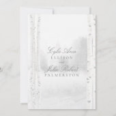 Invitation Mariage de la forêt de Birch Tree (Dos)