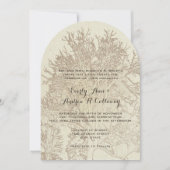 Invitation Mariage de la forêt de chêne (Devant)