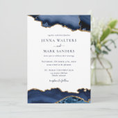 Invitation Mariage de la Géode de la Géode d'âge de la Marine (Debout devant)