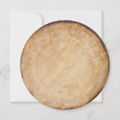 Invitation Mariage de la grange de bois rustique enregistrer  (Dos)