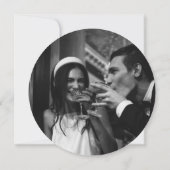 Invitation Mariage de la grange de bois rustique enregistrer (Dos)