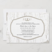 Invitation Mariage de la grange de fer à cheval (Devant)