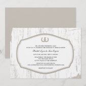 Invitation Mariage de la grange de fer à cheval (Devant / Derrière)