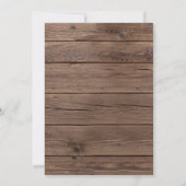 Invitation Mariage de la grange de tournesol rustique religie (Dos)