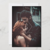 Invitation Mariage de la lune céleste foncée et étoiles (Dos)