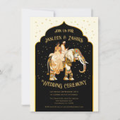 Invitation Mariage de la mariée indienne (Devant)