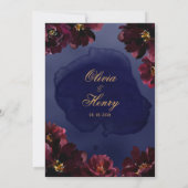 Invitation Mariage de la Marine bordeaux (Dos)